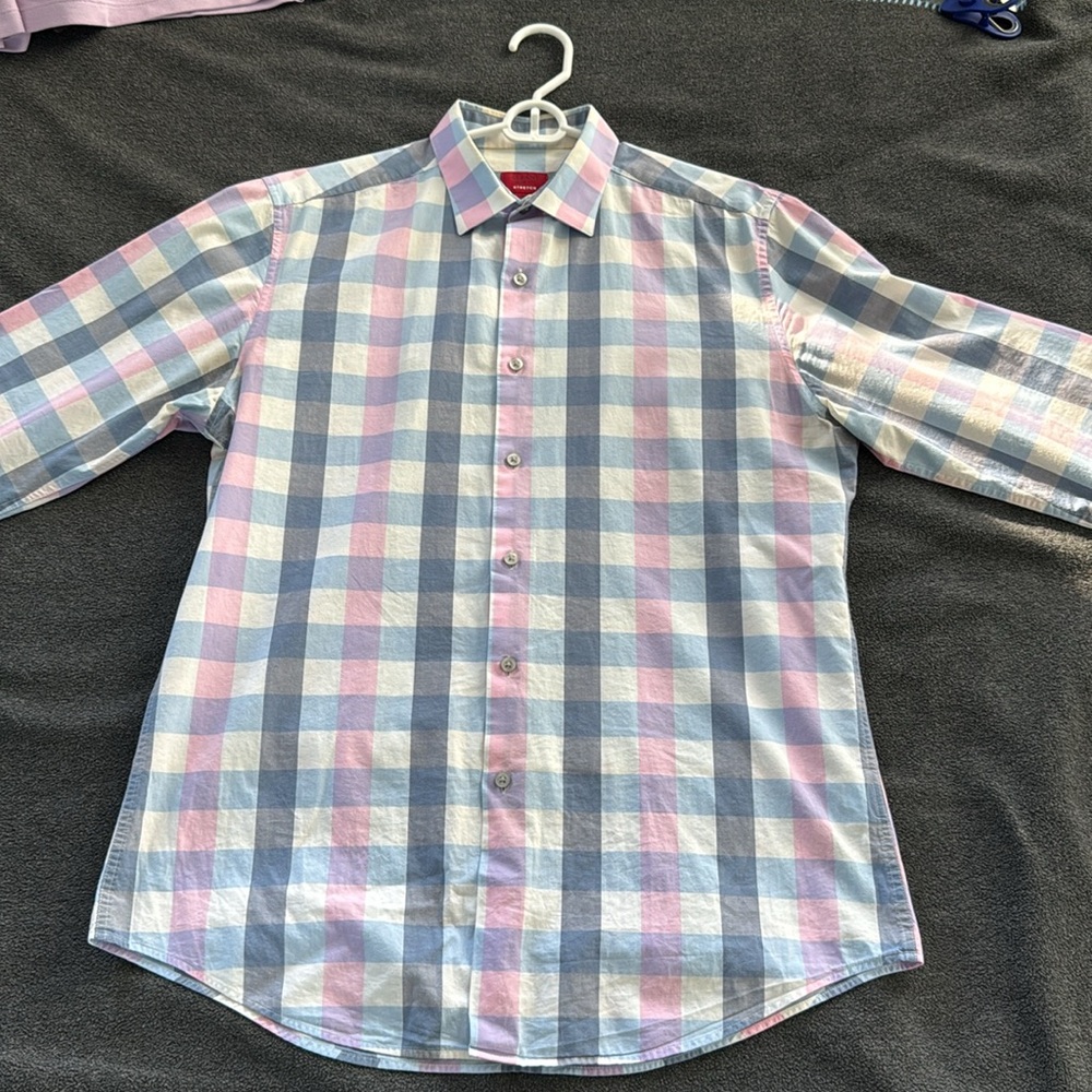 Alfani long sleeve button down shirt